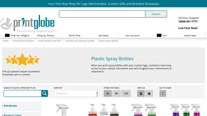 PrintGlobe - Custom Plastic Spray Bottles