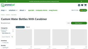 PromoLeaf - Custom Water Bottles