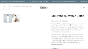 Pulse of Potential - Motivational Water Bottle