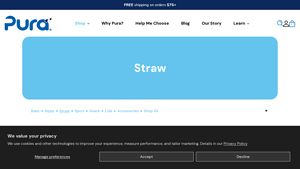 Pura - Kiki™ Kiddo Straw Bottles