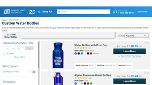 Quality Logo Products - Customizable Water Bottles