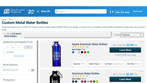 Quality Logo Products - Custom Metal Water Bottles