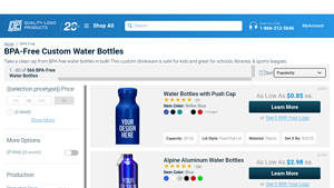 Quality Logo Products - BPA-Free Custom Water Bottles
