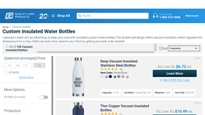 Quality Logo Products - Keep Vacuum Insulated Stainless Steel Bottles