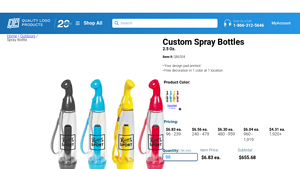 Quality Logo Products - Custom Spray Bottles