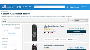 H2GO - Custom Water Bottles