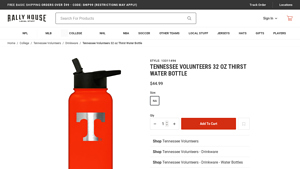 Rally House - Tennessee Volunteers 32 oz Water Bottle