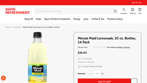 Minute Maid - Lemonade 20 oz. 24 Pack