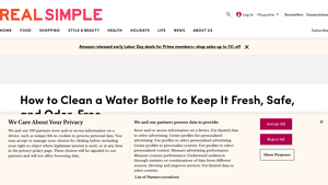 Real Simple - Reusable Water Bottles