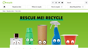 Recycle Now - Plastic Bottle Recycling