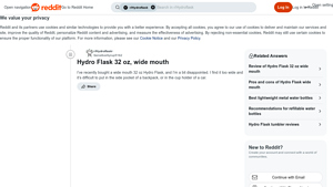 Hydro Flask - 32 oz Wide Mouth Insights