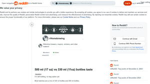 Reddit - Homebrewing Bottles