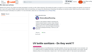 Reddit - UV Bottle Sanitizers