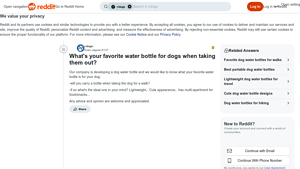 Reddit - Collapsible Dog Bowl