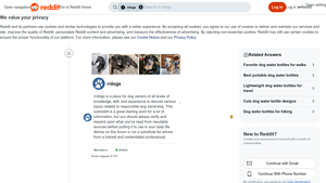 Reddit - Dog Water Carrier