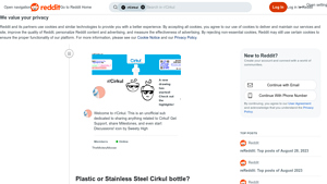 Cirkul - Stainless Steel Water Bottles