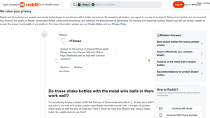 Reddit - Shake Bottle with Metal Wire Ball