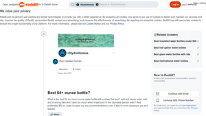 Hydro Flask - 64oz Water Bottle with Straw