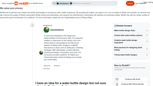 Unique Water Bottle - Innovative Design