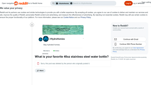 Hydroflask - 40oz Stainless Steel Water Bottle