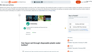 Reddit - Ethanol Storage Tips