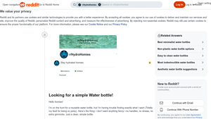 PureSip - Minimalist Water Bottle