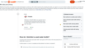 Reddit - Cleaning Essentials