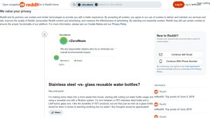 YETI - Stainless Steel Bottle vs LifeFactory - Glass Bottle