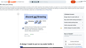 Reddit - Water Bottle Design