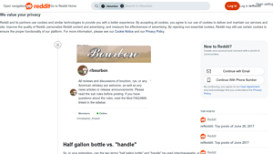 Reddit - Bourbon Terminology