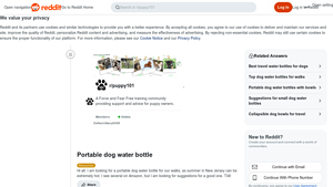 Springer - Portable Dog Water Bottle