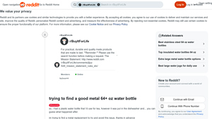 Klean Kanteen - 64+ oz Metal Water Bottle