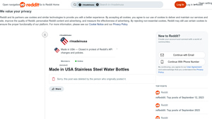 Liberty Bottle Works - Made in USA Stainless Steel Water Bottles