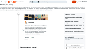 SlimWater - Tall Bottle Recommendations