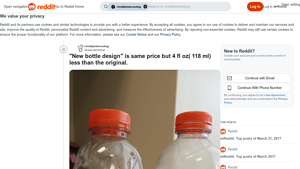 Reddit - New Bottle Design