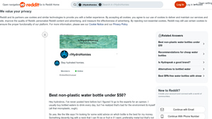 Hydroflask - Best Non-Plastic Water Bottle Under $50
