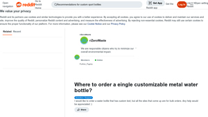 Customizable Metal Water Bottles - Chilly's, Impact Zurich