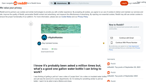 Reddit - Insulated Water Bottle