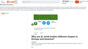 Reddit - Soft Drink Bottle Shapes