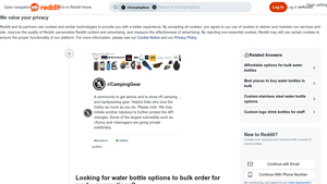 Monoprice - Double Insulated Water Bottles