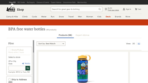 REI Co-op - BPA Free Water Bottles