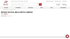 Rothco - Tactical MOLLE Bottle Carrier