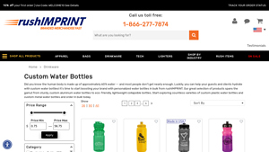 Rush Imprint - Custom Water Bottles