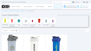 RushOrderTees - Custom Shaker Bottles