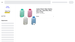 Dollar Tree - Jumbo Plastic Water Bottles