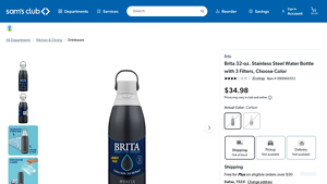 Brita - 32-oz. Stainless Steel Water Bottle