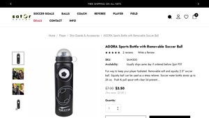 SATOR Soccer - AGORA Sports Bottle