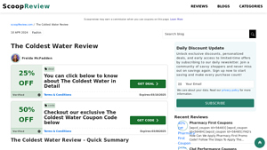 The Coldest Water - Insulated Water Bottle