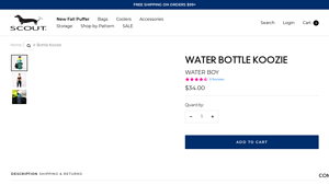 Scout - Water Bottle Koozie