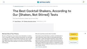 Serious Eats - Best Cocktail Shakers